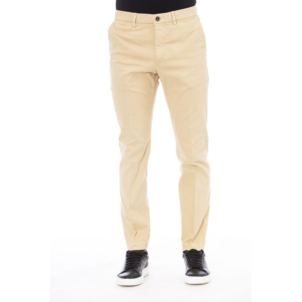 Peserico Beige Cotton Men's Pant