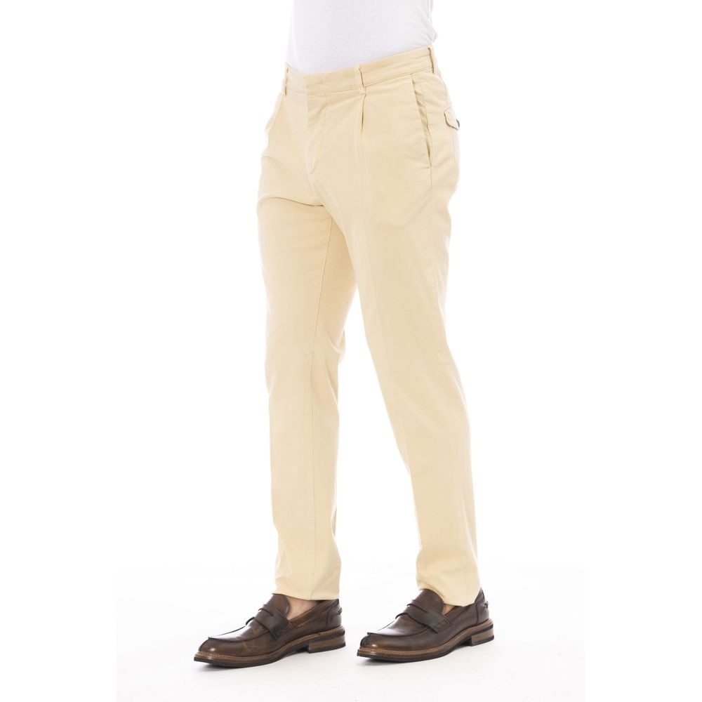 Peserico Beige Cotton Men Pants