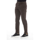 Peserico Brown Cotton Men Pants