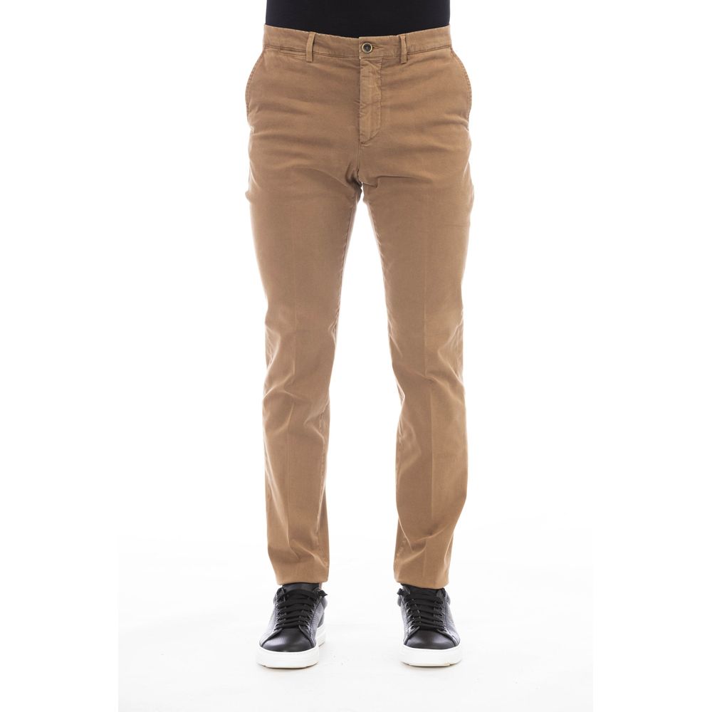 Peserico Beige Cotton Men Pants