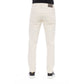 Peserico Bianco Cotton Men Pant
