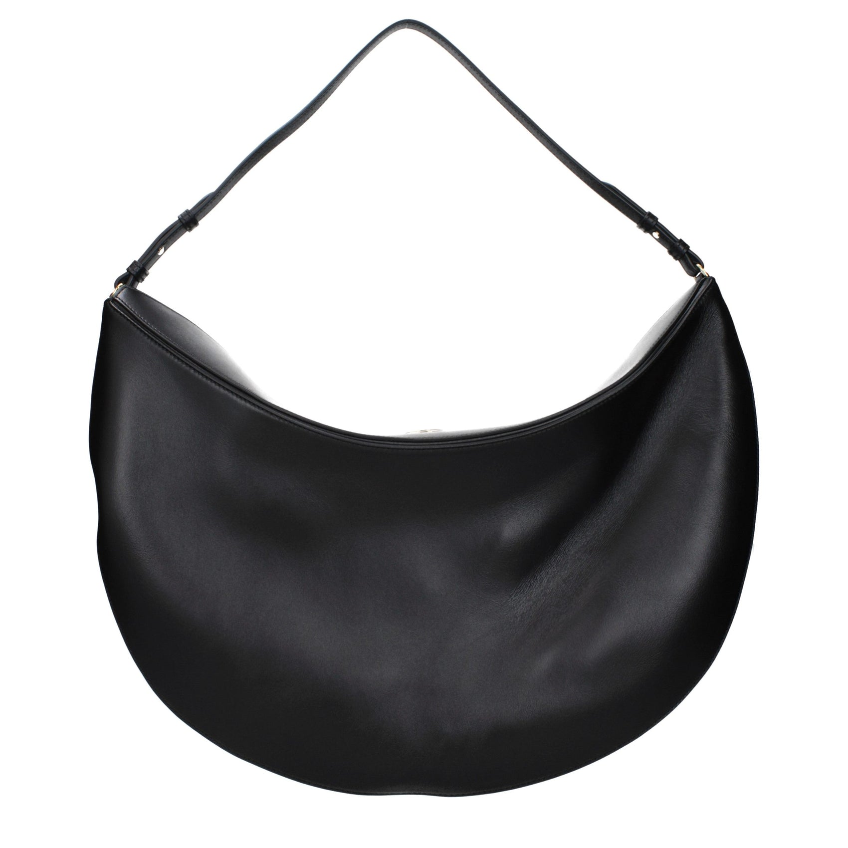 Jacquemus Black Leather Shoulder Bag
