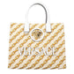 Versace Beige Fabric Handbag