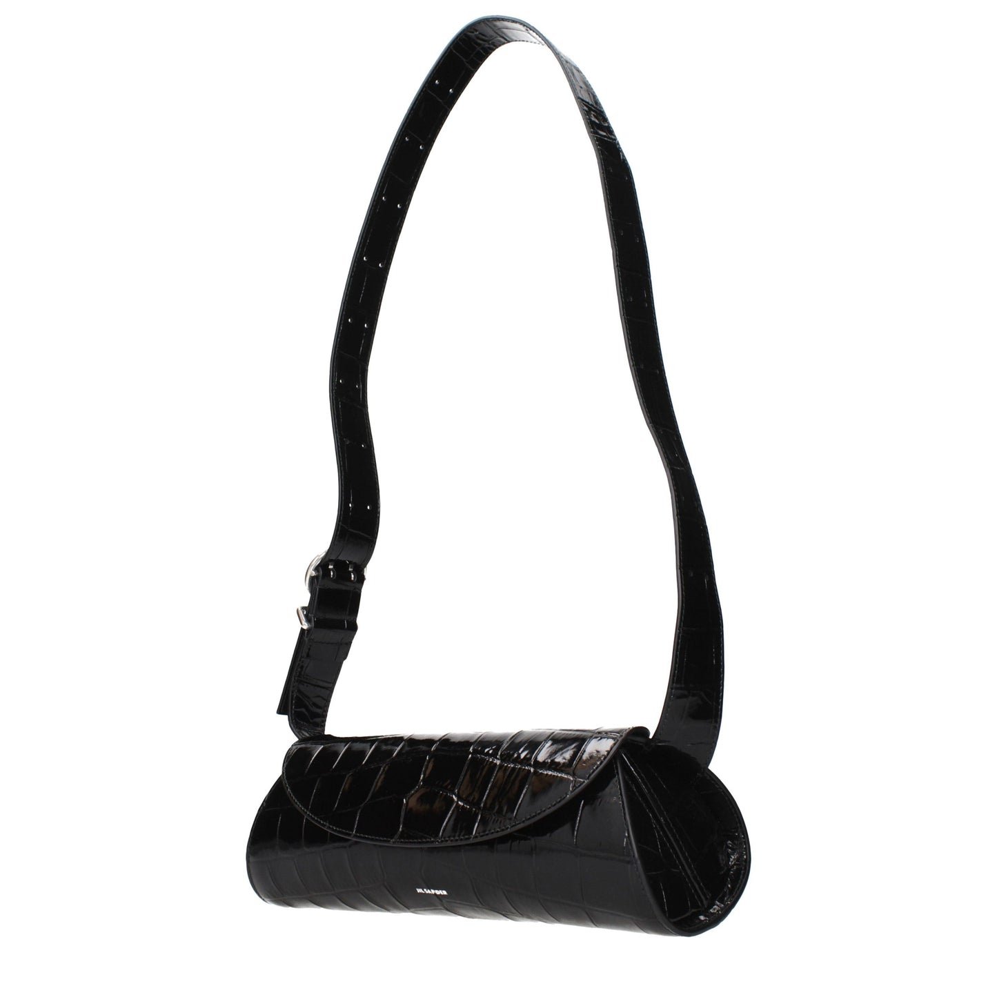 Jil Sander Black Leather Crossbody Bag