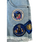 Mr&Mrs Italy Blue Cotton Women's Short