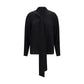 Burberry Black Silk Blouse