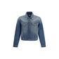 Versace Blue Cotton Denim Jacket
