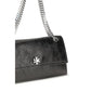 Tory Burch Black Suede Leather Shoulder Bag