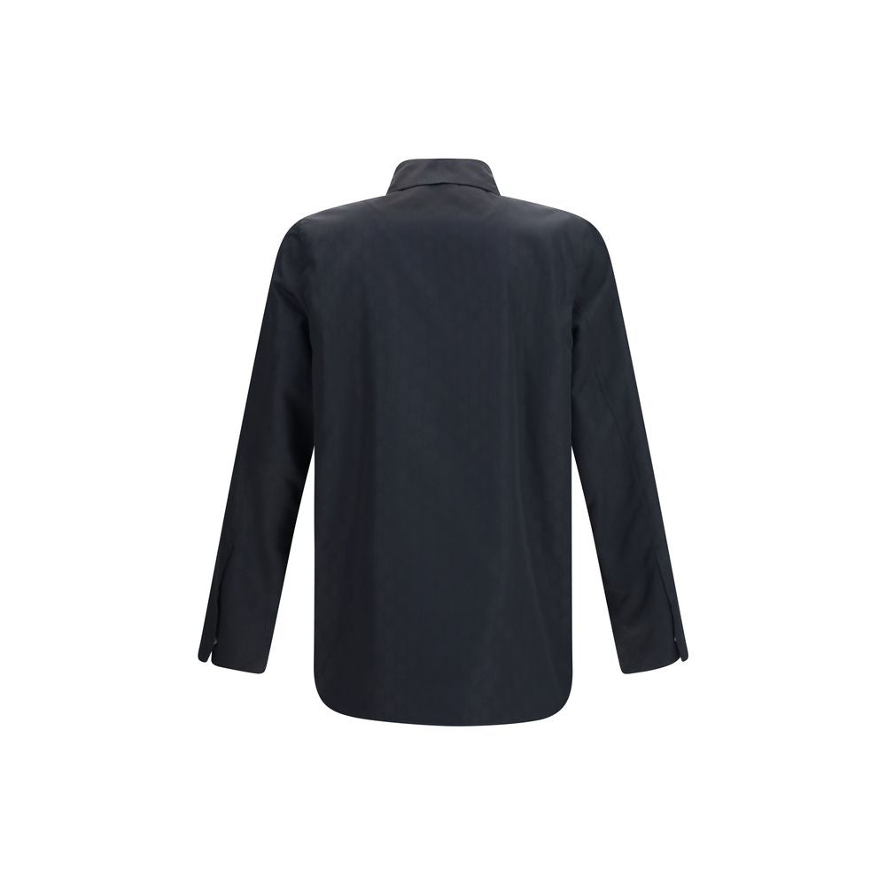 Gucci Black Polyamide Full-Length Jacket