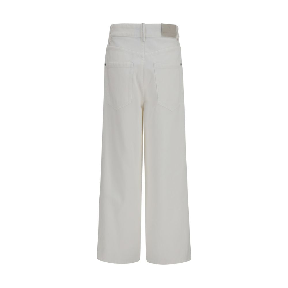 Brunello Cucinelli Beige Cotton Jeans Denim
