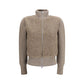 Herno Beige Wool Oves Aries Cardigan