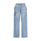 MM6 Blue Cotton Jeans Denim