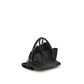 The Attico Black Calf Leather Bos Taurus Handbag