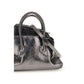 The Attico Gray Calf Leather Bos Taurus Handbag