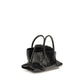 The Attico Black Calf Leather Bos Taurus Handbag
