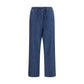 Valentino Garavani Blue Polyester Casual Pants