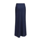 Loulou De Saison Blue Silk Long Skirt