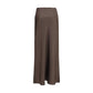 Loulou De Saison Brown Silk Long Skirt