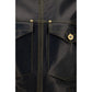 Versace Black Lamb Ovis Aries Aries Leather Jacket