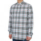 Burberry Blue Cotton Dress Shirt