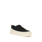 Moncler Black Calf Leather Bos Taurus Athletic Sneakers
