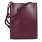 Jil Sander Purple Leather Crossbody Bag