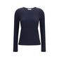 Max Mara Blue Lyocell Sweatshirt