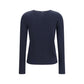 Max Mara Blue Lyocell Sweatshirt