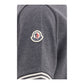 Moncler Gray Cotton Polo Shirt