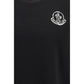Moncler Black Cotton T-Shirt