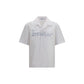 Off-White White Cotton Pattern Shirt