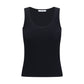 Max Mara Black Viscose Tank Tops