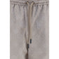 Off-White Beige Cotton Casual Pants