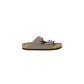 Birkenstock Gray Synthetic Strap-On Sandals
