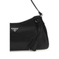 Prada Black Calf Leather Bos Taurus Shoulder Bag