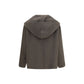 Khaite Bicolor Wool Oves Aries Full-Length Jacket
