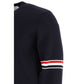 Thom Browne Blue Cotton Sweatshirt