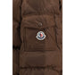 Moncler Brown Polyamide Full-Length Jacket