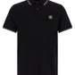 Stone Island Black Cotton Polo Shirt