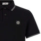 Stone Island Black Cotton Polo Shirt
