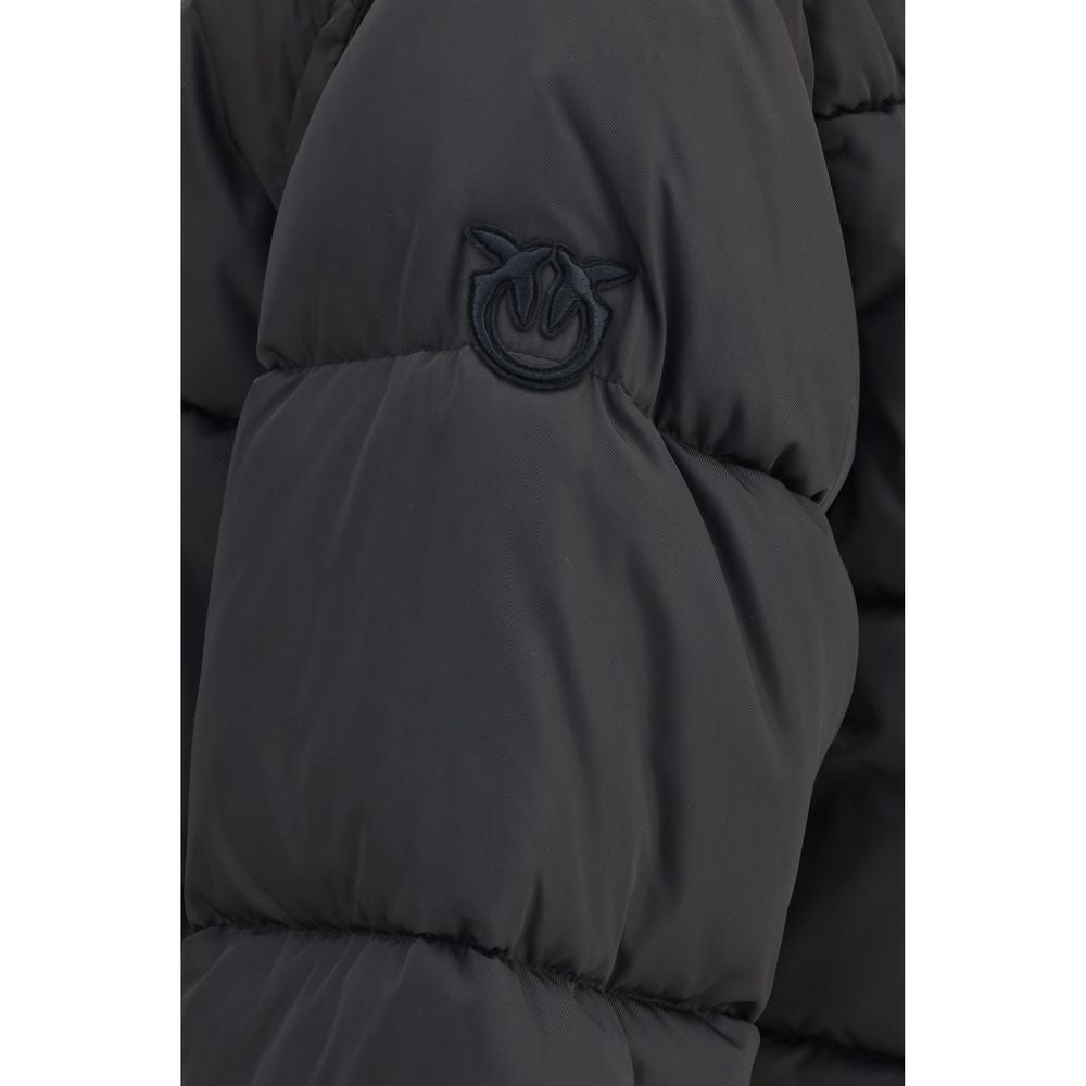 PINKO Brown Goose Down Full-Length Jacket
