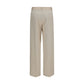 Forte_Forte Beige Cotton Chino Pants