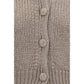 Forte_Forte Beige Silk Cardigan