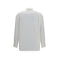 Max Mara White Silk Dress Shirt