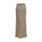 Max Mara Beige Silk Long Skirt