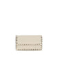 Valentino Garavani Beige Calf Leather Bos Taurus Wallet