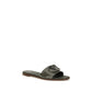 Valentino Garavani Bicolor Calf Leather Bos Taurus Flat Sandals