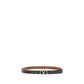 Valentino Garavani Black Calf Leather Bos Taurus Belt