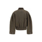 Ganni Bicolor Wool Oves Aries Bomber