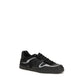 Dolce & Gabbana Black Calf Leather Bos Taurus Sneakers
